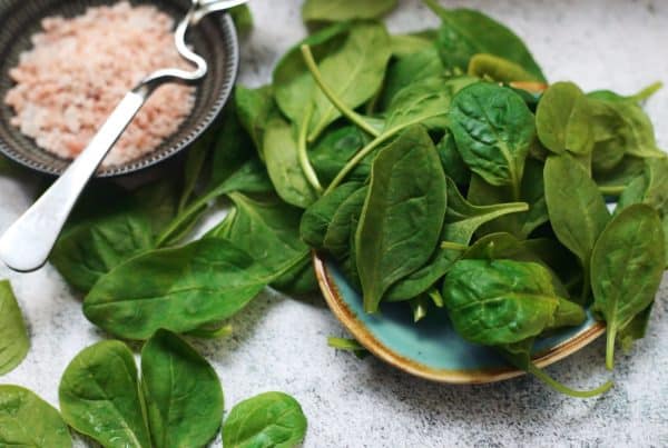 Vegetable Marijuana Recipes. Spinach and salt.
