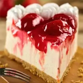 Marijuana desserts. strawberry cheesecake