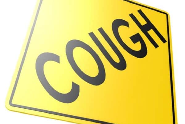 Proven Tips to Alleviate Cough from Marijuana Smoking. Yellow COUGH sign.