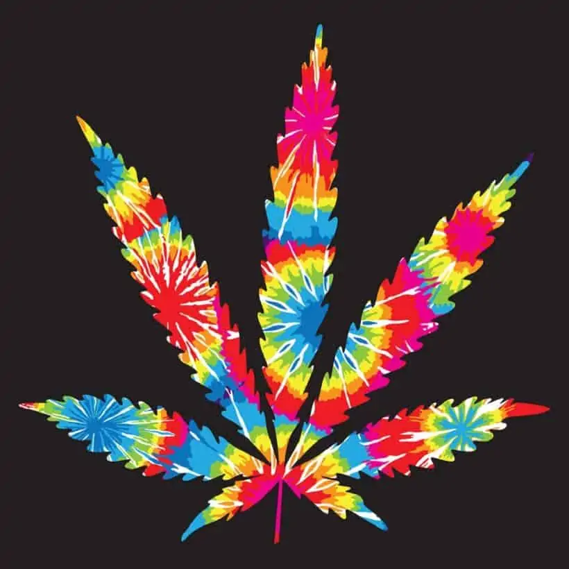 What is the Meaning Behind Various Cannabis Colors 1 What is the Meaning Behind Various Marijuana Colors. Colorful marijuana leaf.