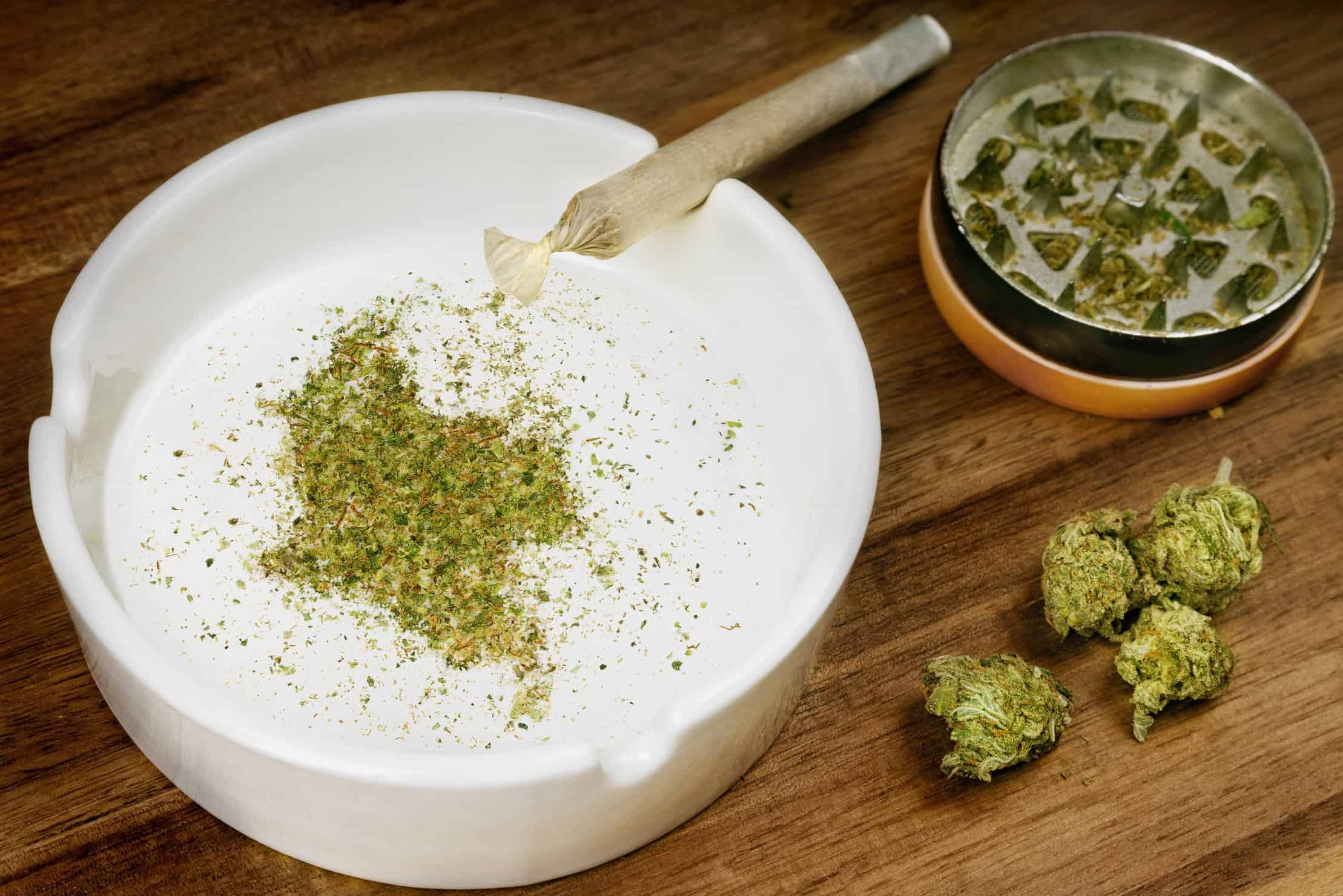 Why Canadian Companies are Investing In Colombian Cannabis 1 Why Canadian Companies are Investing In Colombian Marijuana. White ashtray with cannabis.