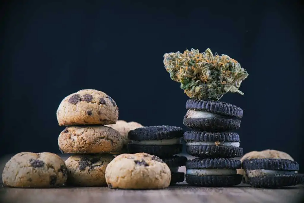 Tips for Testing the Potency of Marijuana Edibles. Cookies and bud.