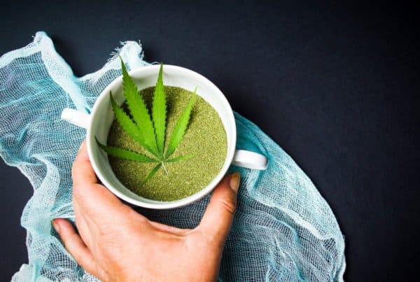 Important Tips for Dieting with Marijuana. Coffee cup with pot leaf in it.