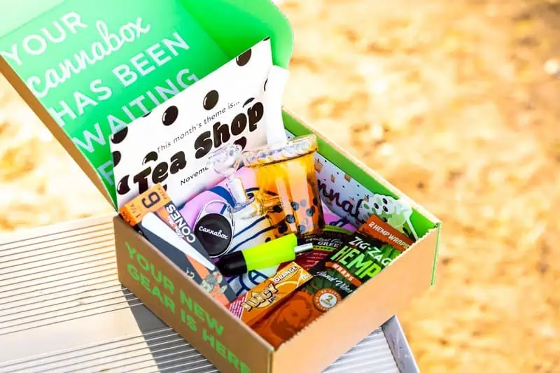cannabox monthly weed accessories subscription box