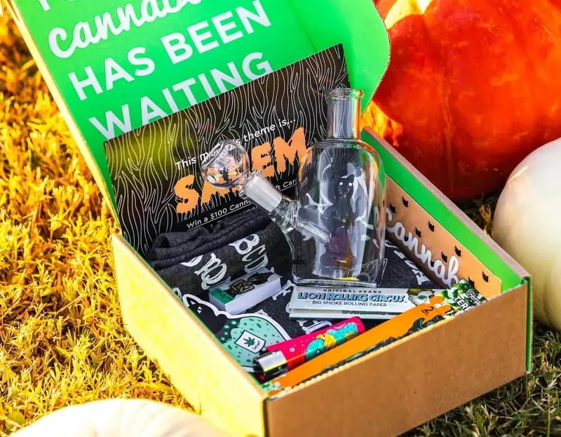 cannabox weed box full of essential smoking supplies