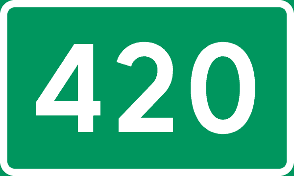 420 Quotes To Read: And Everything Else You Should Know About 420. 420 sign.