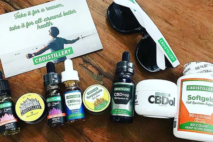 What is CBD Oil Concentrate? CBD tinctures on a table.