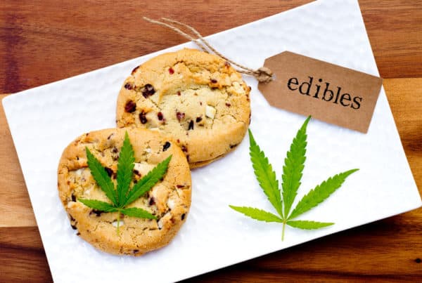 Marijuana-Infused Food Recipes made on a white plate