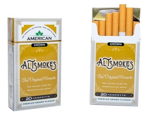 AltSmokes Premium Hemp Cigarettes
