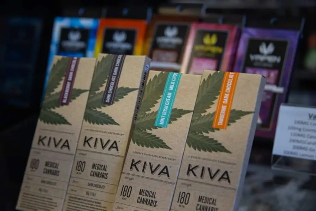 kiva packaging, best cannabis brands