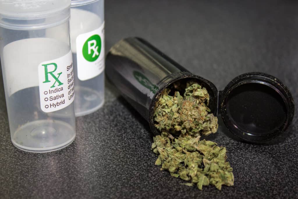 marijuana buds in a prescription bottle, how to get medical marijuana in Delaware
