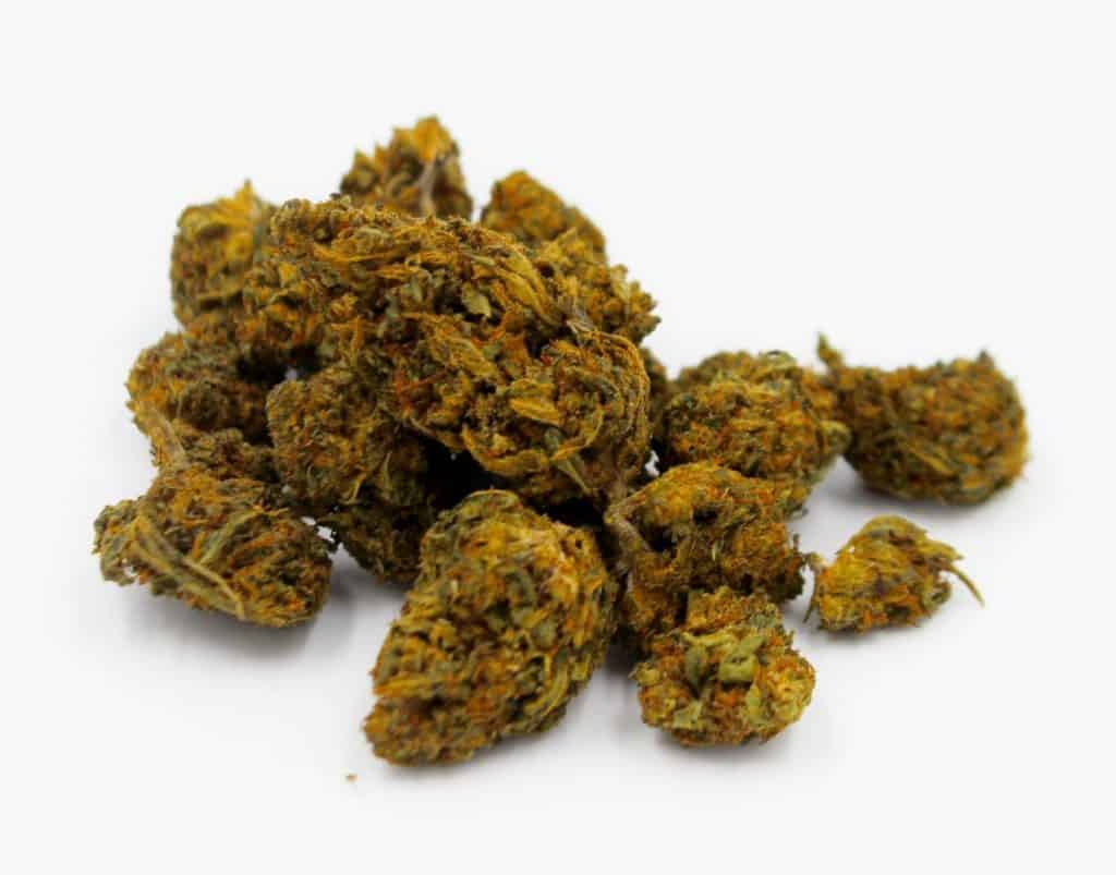 brown cannabis buds, dirt weed