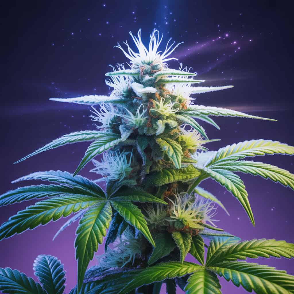 Jack Flash Strain : Effects, Grow, Seeds, THC 1 Jack Flash strain animated image with pistils and flowering buds