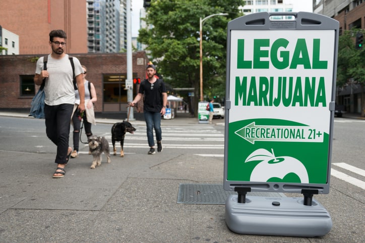 recreational cannabis states list