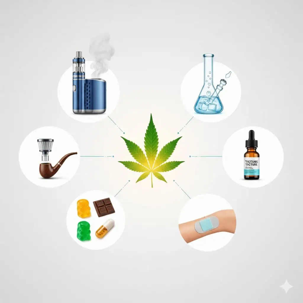 Healthiest Way to Smoke Weed: 2025 Guide 1 healthiest ways to smoke weed. Vape, bong, tincture, pipe, edibles, cream.