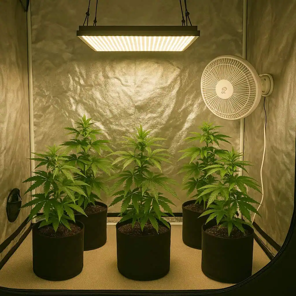 Growing Weed Indoors: 6 Steps for Beginners 2 growing weed indoors in a grow tent