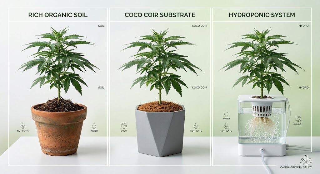 Growing mediums soil coco coir hydroponics