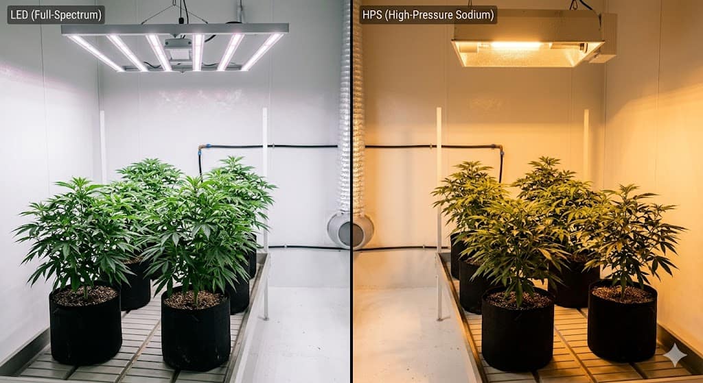 Lighting systems LED vs hps
