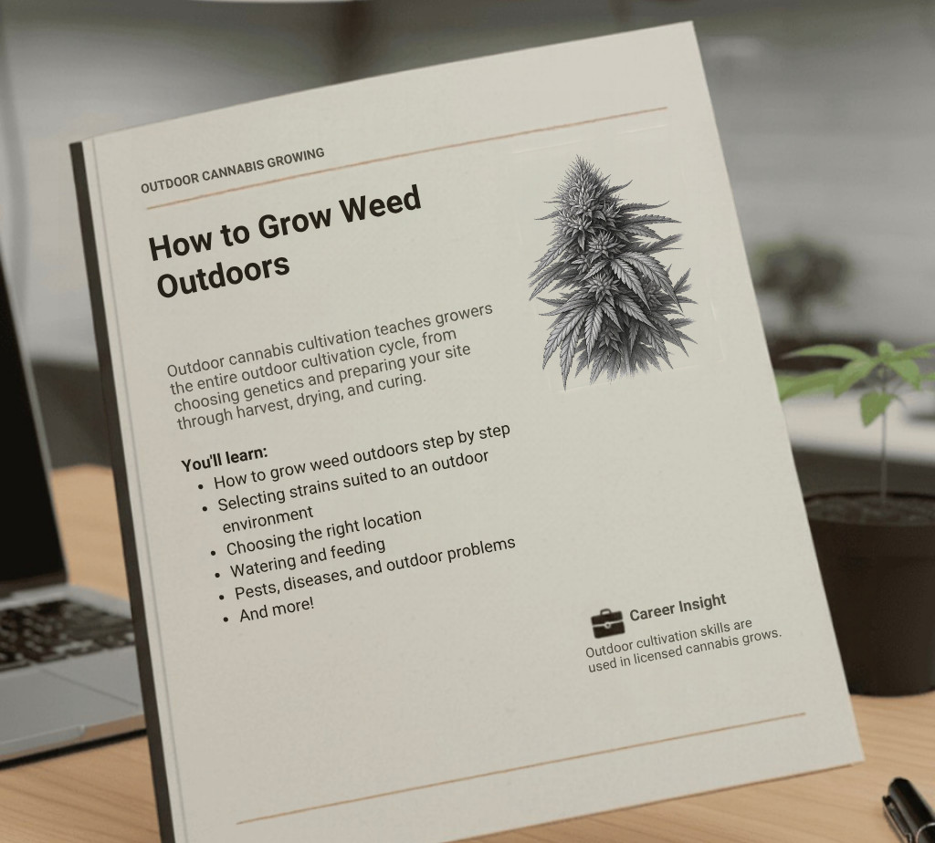 book on how to grow weed outdoors