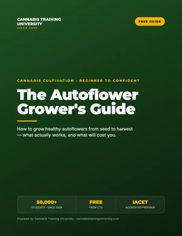 Cover of CTU's free Autoflower Grower's Guide PDF